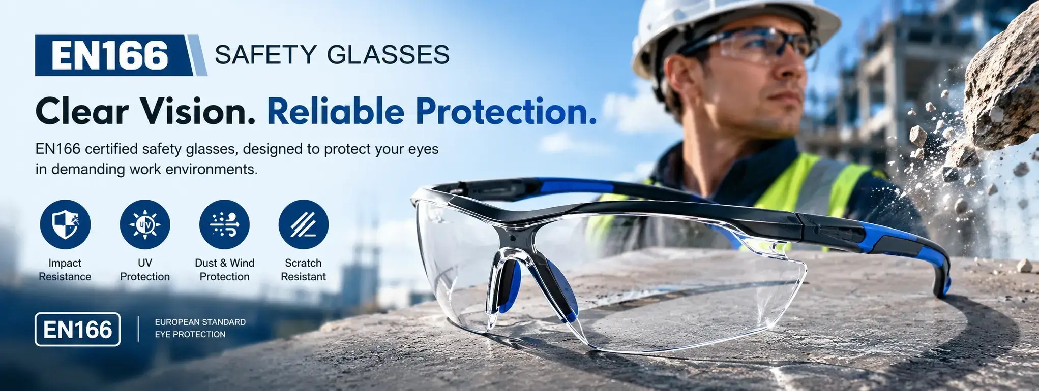 EN166 Safety Glasses