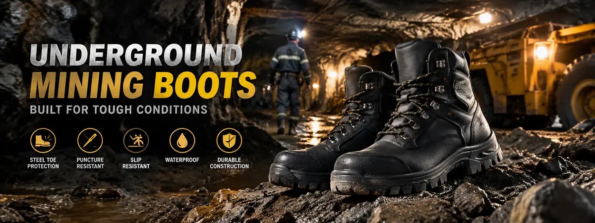 underground mining boots
